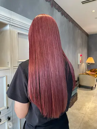 ロング カラー 長谷川 沙紀のヘアスタイル