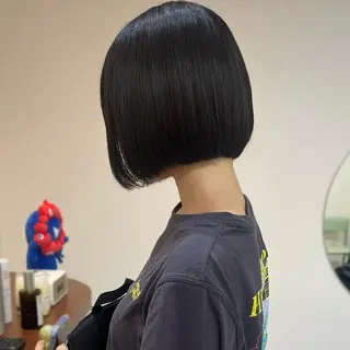 ショート ボブ/透明感カラー /坂口恵梨子のヘアスタイル