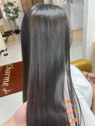 ミディアム 松本 菜那のヘアスタイル