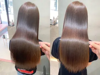 セミロング ‎🤍レイヤー/ 縮毛矯正🖤菊池瑛士のヘアスタイル