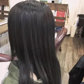 ロング カラー 金崎 新吾のヘアスタイル