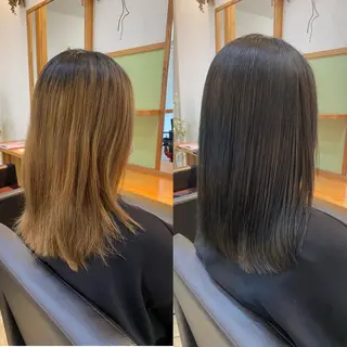 ミディアム カラー CABANON所属・和歌山髪質改善 那須優太のヘアスタイル