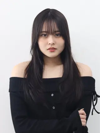 ロング トゥルークリエイション春日部店所属・艶感✖️色持ちカラー ⭐️りくや🦖のヘアスタイル