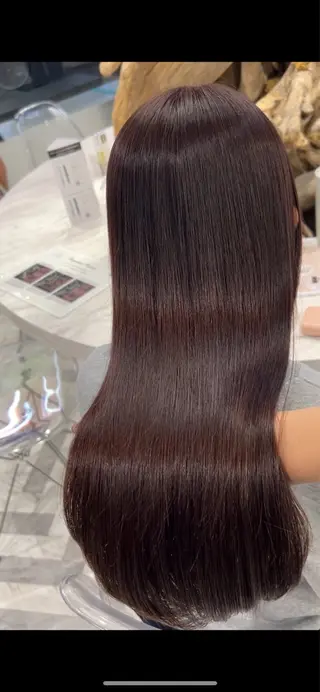 ロング カラー パーマ 冬っぽカラー/ マツエク/ゆきなのマツエク・マツパデザイン