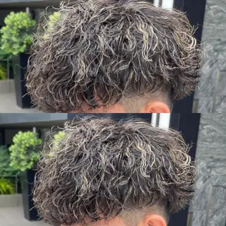 ショート パーマ指名率No1 メンズ特化ケイトのヘアスタイル