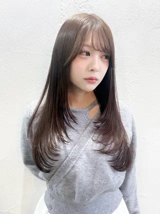 ロング 剣持友希/ifh iizuka/高崎のヘアスタイル