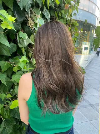 ロング カラー FURUSHO所属・縮毛矯正/髪質改善 ルクア9F/小倉悠佑のヘアスタイル