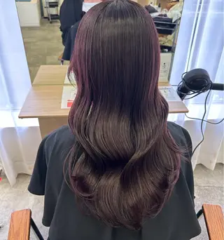 セミロング カット/パーマ/カラ ー清本耕介のヘアスタイル