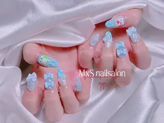 ネイル MxS Nail 【長さだし/フィルイン/マグネット/ワンホンネイル/韓国ネイル/パラジェル】所属・M×S Nail みなのネイルデザイン