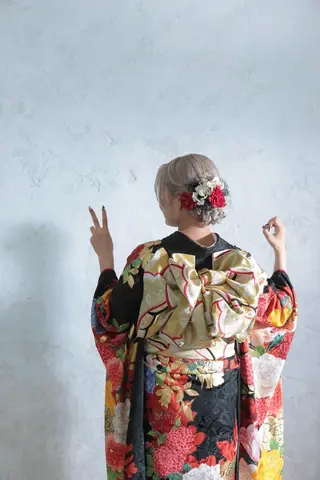 ロング カラー ウルフレイヤー エクステ/kokiのヘアスタイル