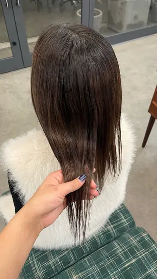 ミディアム パーマ Elme所属・イージードリル募集 🔥平口はのんのヘアスタイル