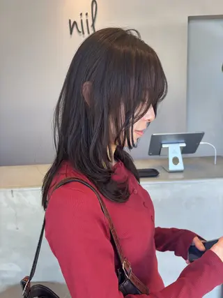 セミロング niil所属・miyu /niilのヘアスタイル
