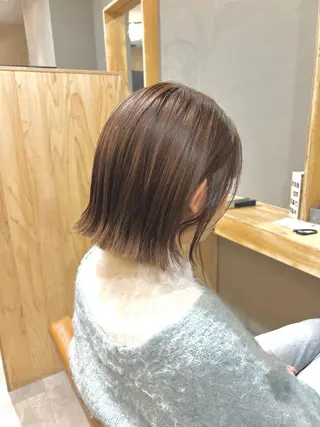 ショート カラー 神戸ボブ✂️ ioe三宮/田 伸佳のヘアスタイル