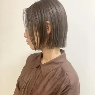 ミディアム カラー ボブ/大人ヘア k-two濱田のヘアスタイル
