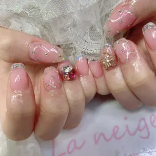 ネイル La neige* yuki 🥯🍑のネイルデザイン