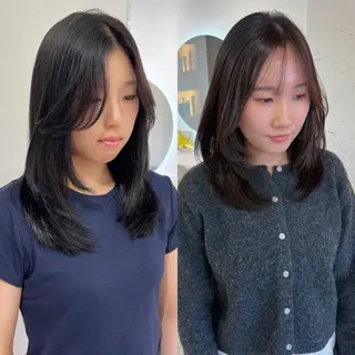 ミディアム カラー ヘアアレンジ cher. naoのヘアスタイル