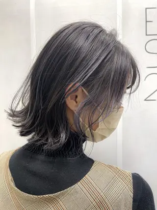 ショート カラー OAK溝の口 𖠋SHINYAのヘアスタイル