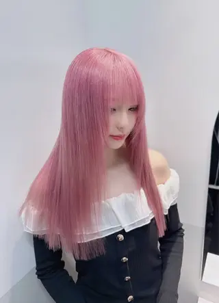 ロング カラー ヘアアレンジ メンズ キッズ SALOWIN所属・ハイトーン美容師 MASATOのヘアスタイル