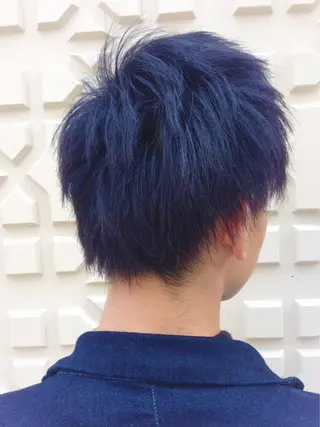 ショート カラー 店長 奈須 雄紀のヘアスタイル