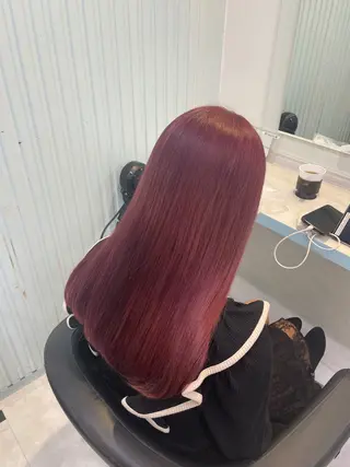 ロング カラー ヘアアレンジ 🎀 yuuka🎀のヘアスタイル