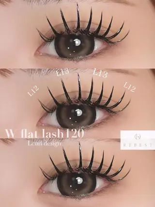 マツエク・マツパ ＲＥＢＥＳＴ 心斎橋店のマツエク・マツパデザイン