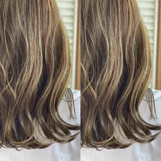 ロング カラー Snaly カラー特化ページのヘアスタイル