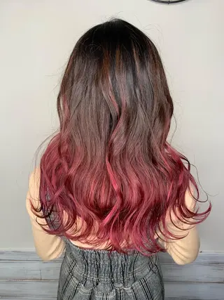 セミロング カラー 櫛部洸貴/ メンズ、ヘットスパのヘアスタイル