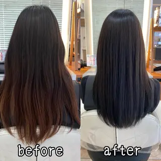 セミロング カラー 縮毛矯正職人/艶髪 ✨️村上 渉のヘアスタイル