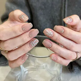 ネイル By moonネイル 🌷ワンホン/韓国風のネイルデザイン