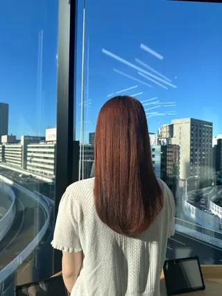 セミロング てらしぃ /名古屋美容師のヘアスタイル