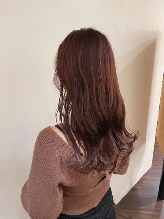 セミロング カラー 冨木 雄斗のヘアスタイル