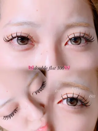 マツエク・マツパ 🤍束感マツエク /難波/moe/🤍のマツエク・マツパデザイン