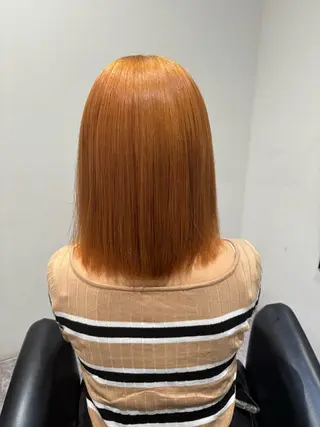 ミディアム カラー よしえ /心斎橋美容室のヘアスタイル