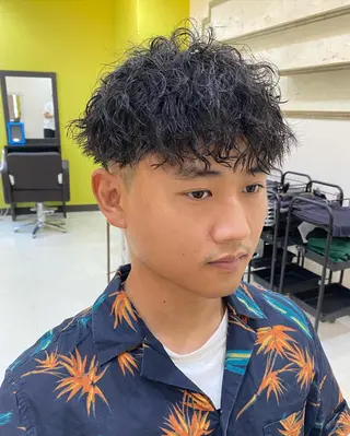 パーマ メンズ 年間2000名担当◎ パーマ職人/仲原佑樹のヘアスタイル