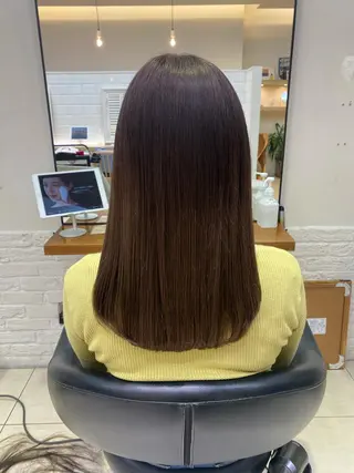 ロング コテ巻き風パーマ✨ かつみのヘアスタイル