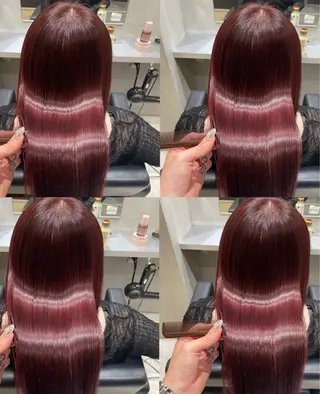 ロング カラー 透明感×髪質改善× エクステそうまのヘアスタイル