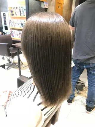 ミディアム カラー パーマ ヘアアレンジ メンズ キッズ ネイル マツエク・マツパ MODEK's西宮店 マネージャー神道有基のヘアスタイル