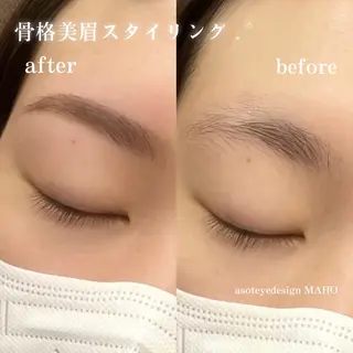 アイブロウ MAHO🤍 asotのマツエク・マツパデザイン