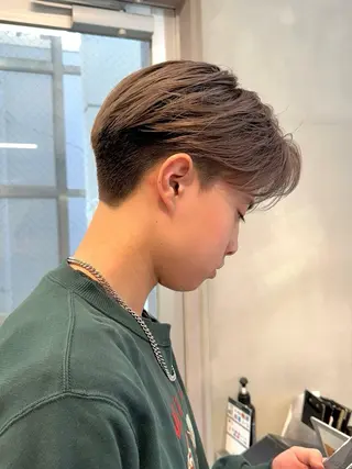 メンズ nicoTOKYO 原宿所属・センターパート /メンズ/海野颯生のヘアスタイル