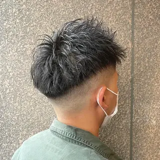 メンズ Le'a所属・渋谷/フェード/ 國分 翔のヘアスタイル