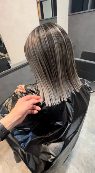 ミディアム 田中 聖也のヘアスタイル