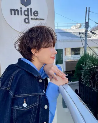 ショート カラー GROW middle所属・山梨 洸のヘアスタイル