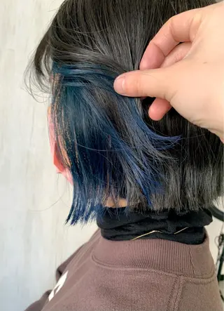 ミディアム カラー ROW町田★ 船木のヘアスタイル