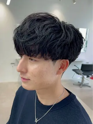パーマ メンズ fifth天神メンズ パーマ特化／内山遥斗のヘアスタイル