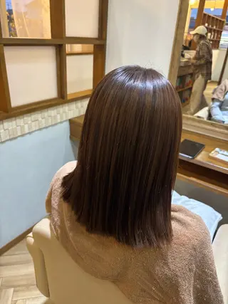 セミロング 長山 里咲のヘアスタイル
