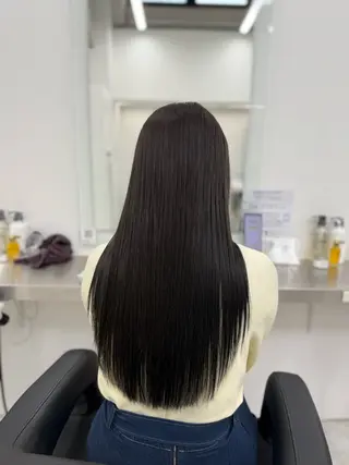 ロング カラー 中韓レイヤー/ ブラウン🤎はやとのヘアスタイル