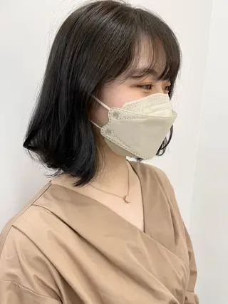 ミディアム sica所属・スタイル撮影 モデル募集momoのヘアスタイル