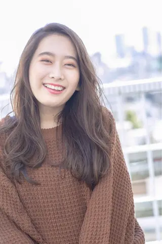 ミディアム カラー パーマ ヘアアレンジ キッズ ネイル マツエク・マツパ premier modelsのヘアスタイル