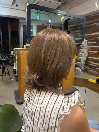 ミディアム カラー 🧃吉祥寺/ボブ レイヤー/カサイ🧃のヘアスタイル