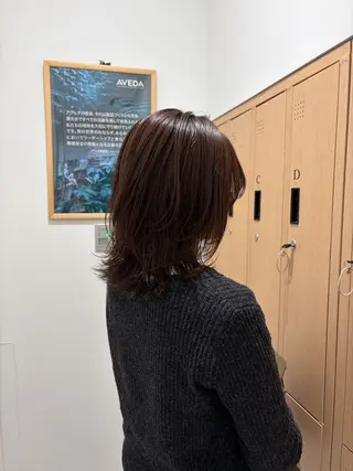 ミディアム ATENA AVEDA所属・sayaka / ショートカットのヘアスタイル